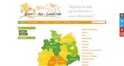 Desktop Screenshot of durch-das-land.com